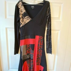 Black & red Dress by Desigual